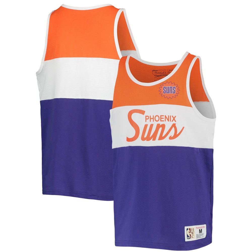 Phoenix Suns Youth Hardwood Classics Special Script Tank Top - Purple/Orange sale