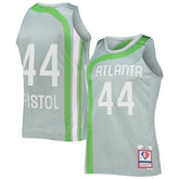 Pete Maravich Atlanta Hawks 75th Anniversary 1971/72 Hardwood Classics Swingman Jersey - Silver online