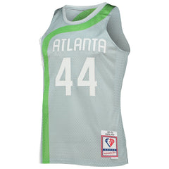 Pete Maravich Atlanta Hawks 75th Anniversary 1971/72 Hardwood Classics Swingman Jersey - Silver online
