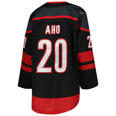 Sebastian Aho Carolina Hurricanes Youth Home Premier Player Jersey - Black Jerseys