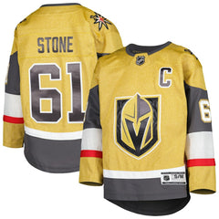 Mark Stone Vegas Golden Knights Youth Home Captain Patch Premier Player Jersey - Gold Jerseys