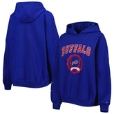 Buffalo Bills Tommy Hilfiger Women's Becca Drop Shoulder Pullover Hoodie - Royal on sale