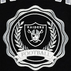 Las Vegas Raiders Tommy Hilfiger Women's Becca Drop Shoulder Pullover Hoodie - Black discount
