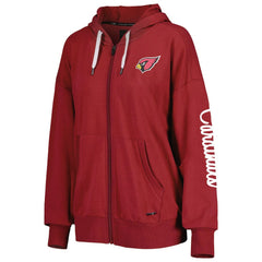 Arizona Cardinals MSX by Michael Strahan Women's Emerson Lightweight Full-Zip Hoodie - Cardinal online