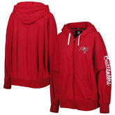 Tampa Bay Buccaneers MSX by Michael Strahan Women's Emerson Lightweight Full-Zip Hoodie - Red online