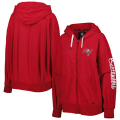 Tampa Bay Buccaneers MSX by Michael Strahan Women's Emerson Lightweight Full-Zip Hoodie - Red online