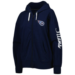 Tennessee Titans MSX by Michael Strahan Women's Emerson Lightweight Full-Zip Hoodie - Navy online