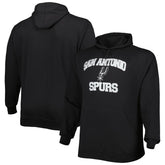 San Antonio Spurs Big & Tall Heart & Soul Pullover Hoodie - Black sale