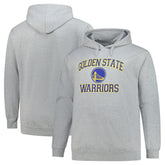 Golden State Warriors Big & Tall Heart & Soul Pullover Hoodie sale - Heathered Gray shop