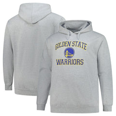 Golden State Warriors Big & Tall Heart & Soul Pullover Hoodie sale - Heathered Gray shop