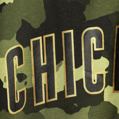 Chicago Cubs Women's 2022 MLB Armed Forces Day Camo Racerback Tank Top Green