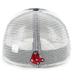 Boston Red Sox Blue Mountain Trucker Flex Hat Navy