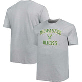 Milwaukee Bucks Big & Tall Heart & Soul T-Shirt - Heathered Gray for sale