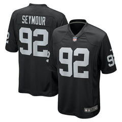 Richard Seymour Las Vegas Raiders Retired Player Game Jersey - Black for sale