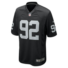Richard Seymour Las Vegas Raiders Retired Player Game Jersey - Black for sale