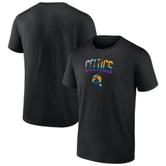 Boston Celtics Logo Pride T-Shirt - Black cheap