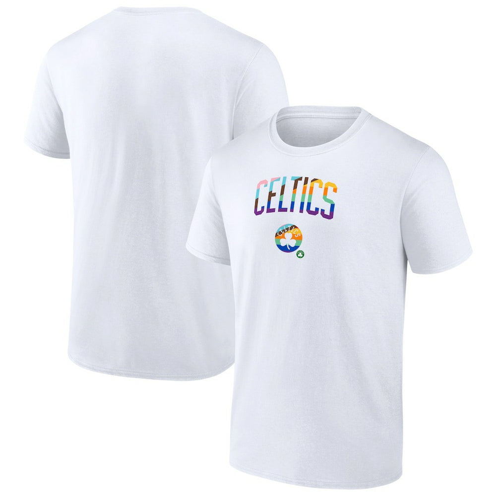 Boston Celtics Pride T-Shirt - White for sale