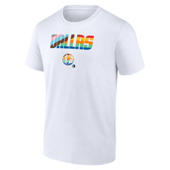 Dallas Mavericks Pride T-Shirt sale - White on sale