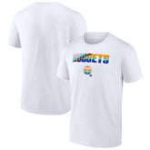 Denver Nuggets Pride T-Shirt sale - White sale