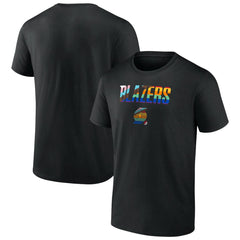 Portland Trail Blazers Pride T-Shirt - Black outlet