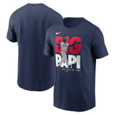 David Ortiz Boston Red Sox 2022 Hall of Fame Essential T-Shirt Navy
