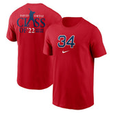 David Ortiz Boston Red Sox 2022 Hall of Fame Essential T-Shirt Red
