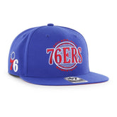 Philadelphia 76ers '47 High Post Captain Snapback Hat - Royal sale