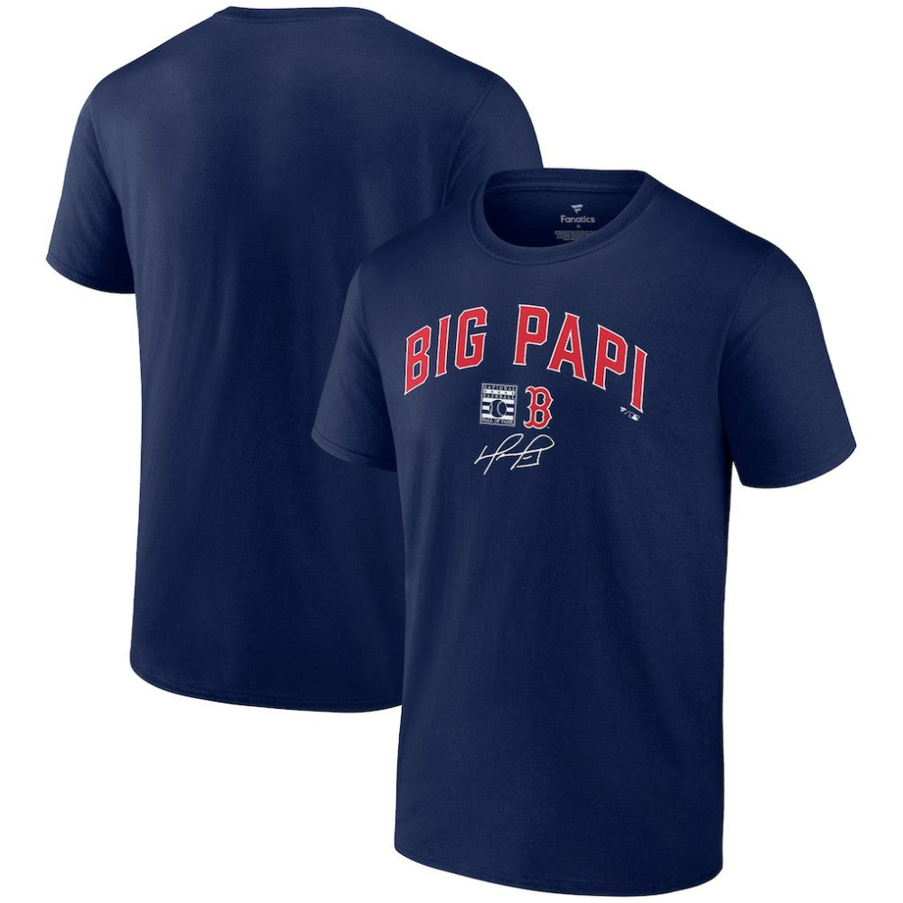 David Ortiz Boston Red Sox Big Papi Graphic T-Shirt Navy