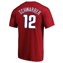 Kyle Schwarber Philadelphia Phillies Big & Tall Name & Number T-Shirt Red