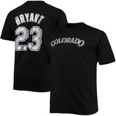 Kris Bryant Colorado Rockies Big & Tall Name & Number T-Shirt Black