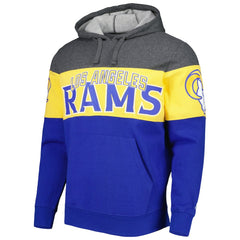 Los Angeles Rams Starter Extreme Pullover Hoodie - Heather Charcoal/Royal discount