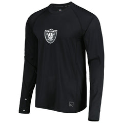 Las Vegas Raiders MSX by Michael Strahan Interval Long Sleeve Raglan T-Shirt - Black sale