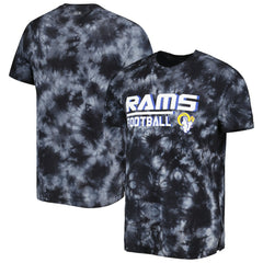 Los Angeles Rams MSX by Michael Strahan Recovery Tie-Dye T-Shirt - Black cheap