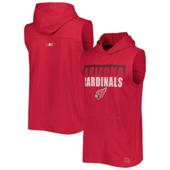 Arizona Cardinals MSX by Michael Strahan Relay Sleeveless Pullover Hoodie - Cardinal cheap