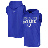 Indianapolis Colts MSX by Michael Strahan Relay Sleeveless Pullover Hoodie - Royal cheap