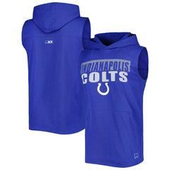 Indianapolis Colts MSX by Michael Strahan Relay Sleeveless Pullover Hoodie - Royal cheap