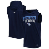 Tennessee Titans MSX by Michael Strahan Relay Sleeveless Pullover Hoodie - Navy discount