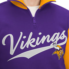 Minnesota Vikings Tommy Hilfiger Aiden Quarter-Zip Sweatshirt - Purple/Gold cheap