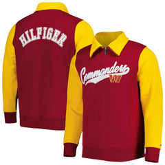 Washington Commanders Tommy Hilfiger Aiden Quarter-Zip Sweatshirt - Burgundy/Gold outlet