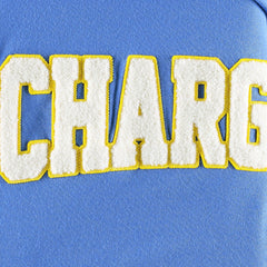 Los Angeles Chargers Tommy Hilfiger Alex Long Sleeve Hoodie T-Shirt - Powder Blue/White on sale