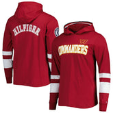 Washington Commanders Tommy Hilfiger Alex Long Sleeve Hoodie T-Shirt - Burgundy/White cheap