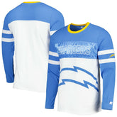 Los Angeles Chargers Starter Halftime Long Sleeve T-Shirt - Powder Blue/White online
