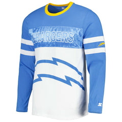 Los Angeles Chargers Starter Halftime Long Sleeve T-Shirt - Powder Blue/White online