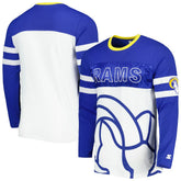 Los Angeles Rams Starter Halftime Long Sleeve T-Shirt - Royal/White cheap