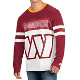 Washington Commanders Starter Halftime Long Sleeve T-Shirt - Burgundy/White on sale
