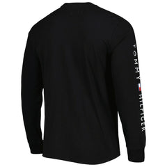 Las Vegas Raiders Tommy Hilfiger Peter Team Long Sleeve T-Shirt - Black on sale