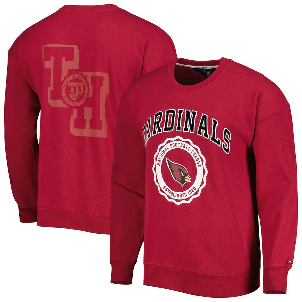 Arizona Cardinals Tommy Hilfiger Ronald Crew Sweatshirt - Cardinal online