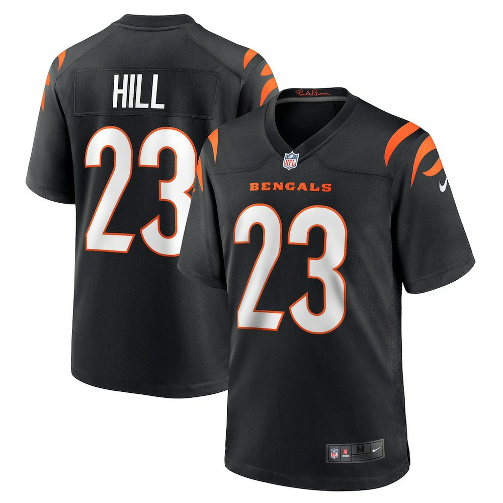 Daxton Hill Cincinnati Bengals Player Game Jersey - Black on sale