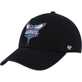 Charlotte Hornets '47 Core Logo Clean Up Adjustable Hat - Black outlet