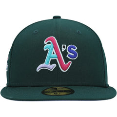 Athletics 1989 World Series Polar Lights 59FIFTY Fitted Hat Green